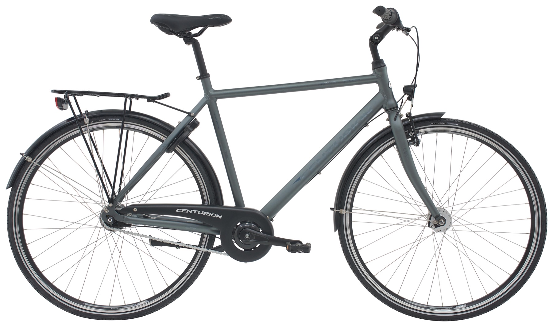 Centurion Challenger Herre 7 gear Shimano Nexus fodbremse mat sølv blå