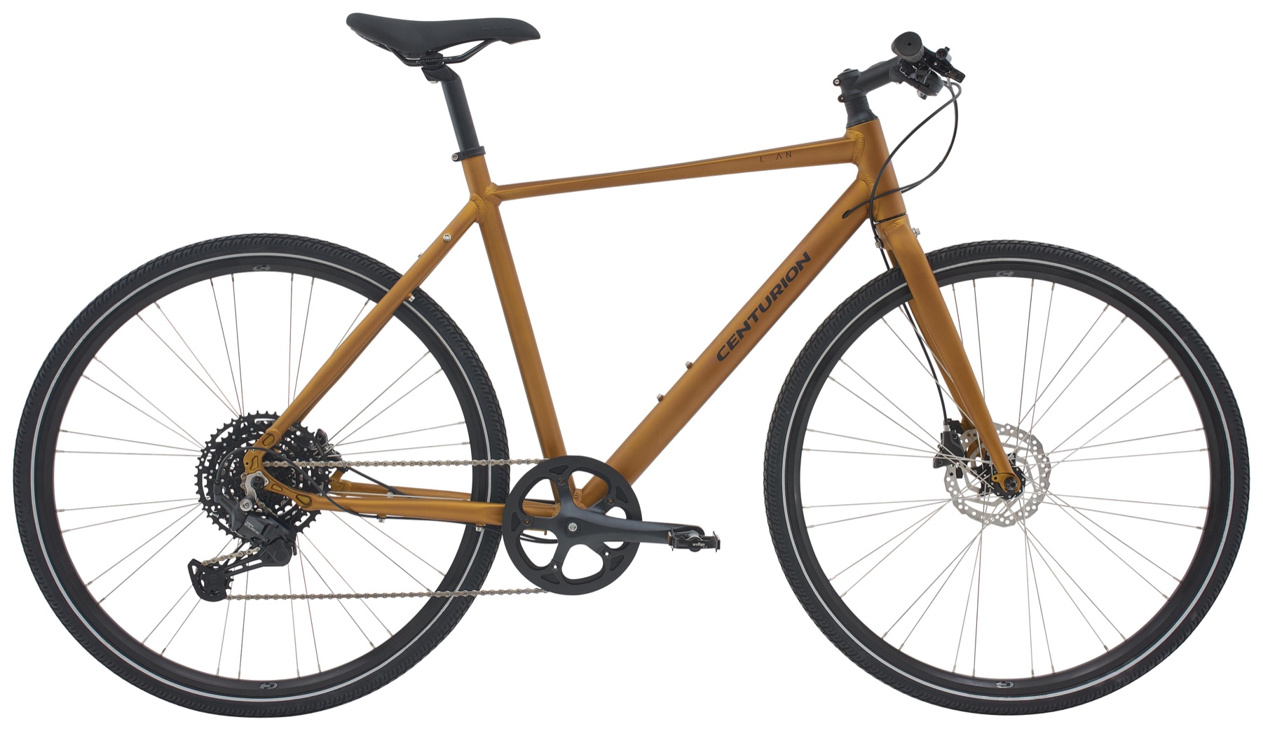 Centurion Lean 9 Herre 9 gear Shimano Cues hydrauliske skivebremser mat bronze