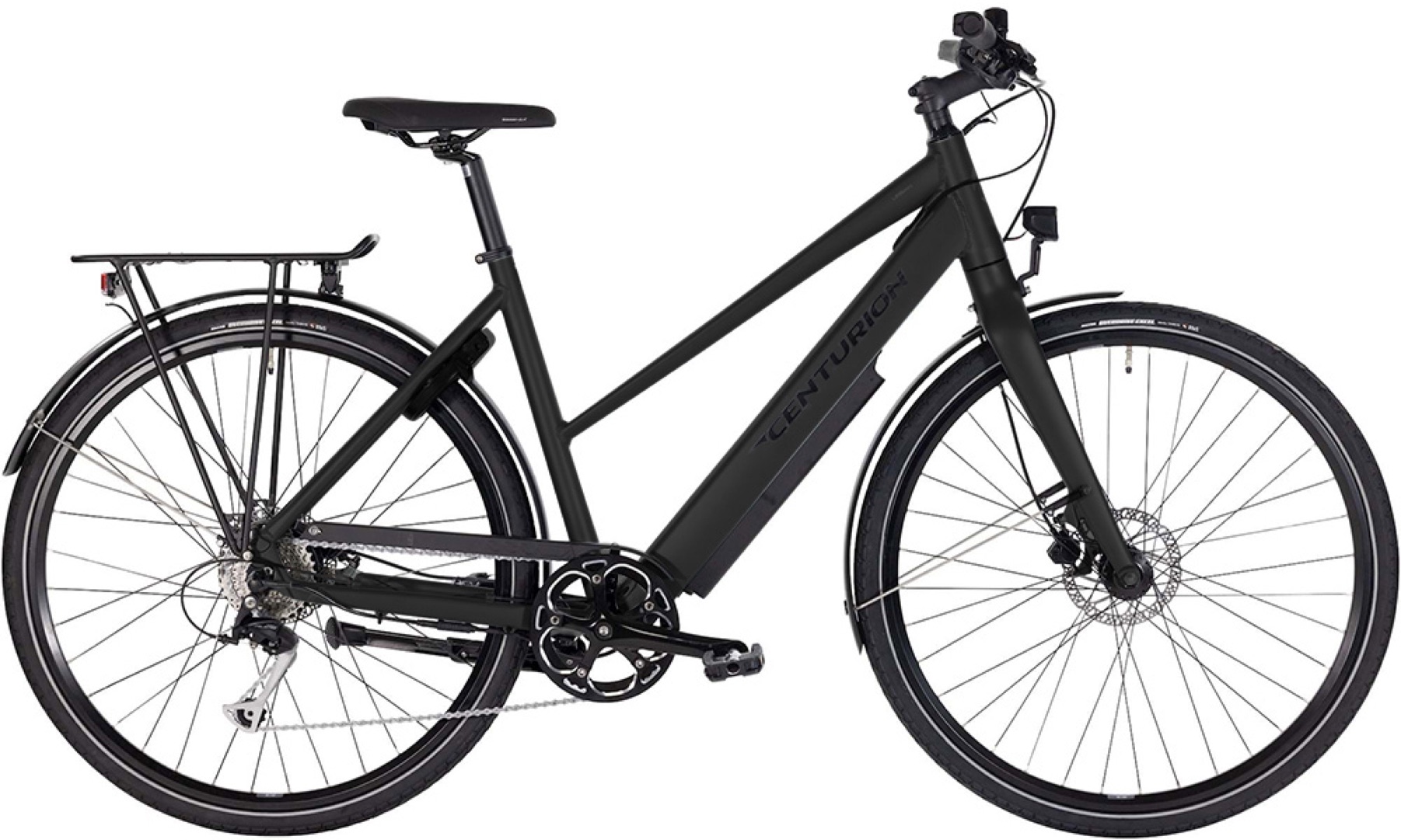 Centurion Urban E Dame 9 gear Shimano Alivio hydrauliske skivebremser matsort Centurion Urban E Dame 9 gear Shimano Alivio hydrauliske skivebremser matsort