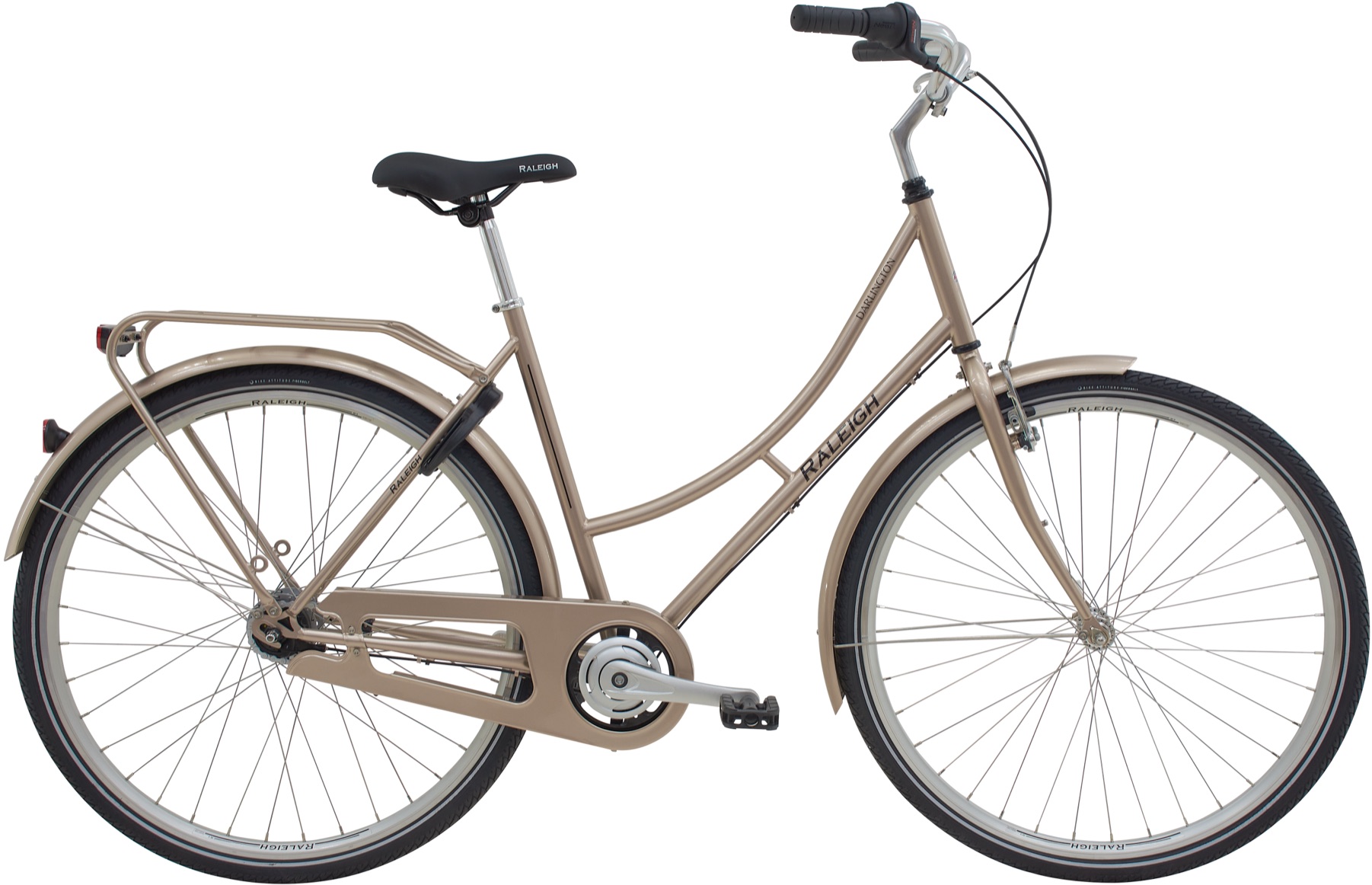 Raleigh Darlington Dame 7 gear fodbremse blank creme