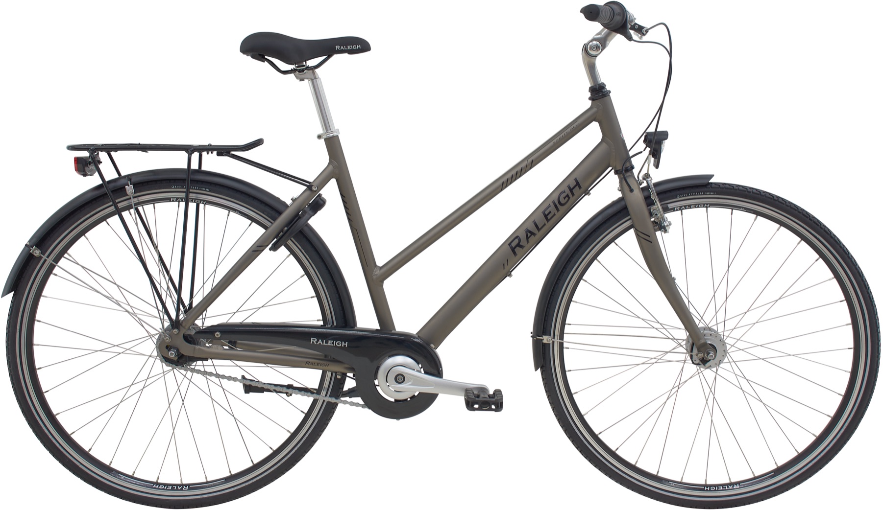 Raleigh Sprite Alu Dame 7 gear fodbremse mat mørk grå
