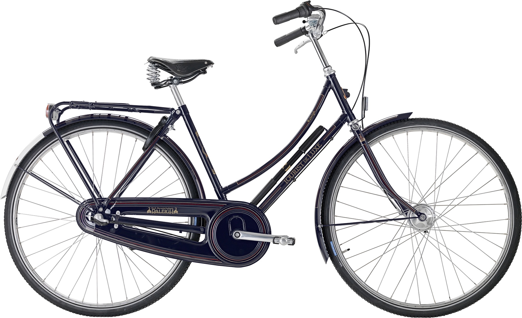 Raleigh Tourist de Luxe Dame 7 gear Shimano Nexus fodbremse kongeblå