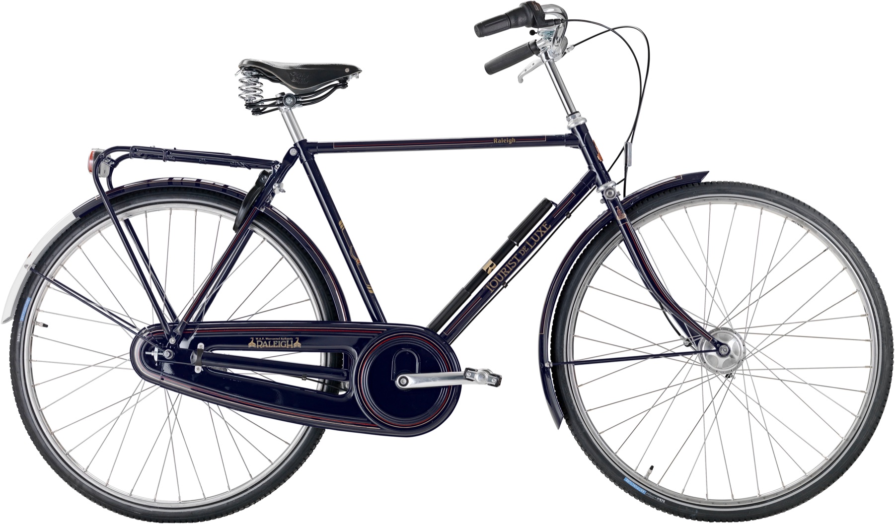 Raleigh Tourist de Luxe Herre 3 gear Shimano Nexus fodbremse kongeblå
