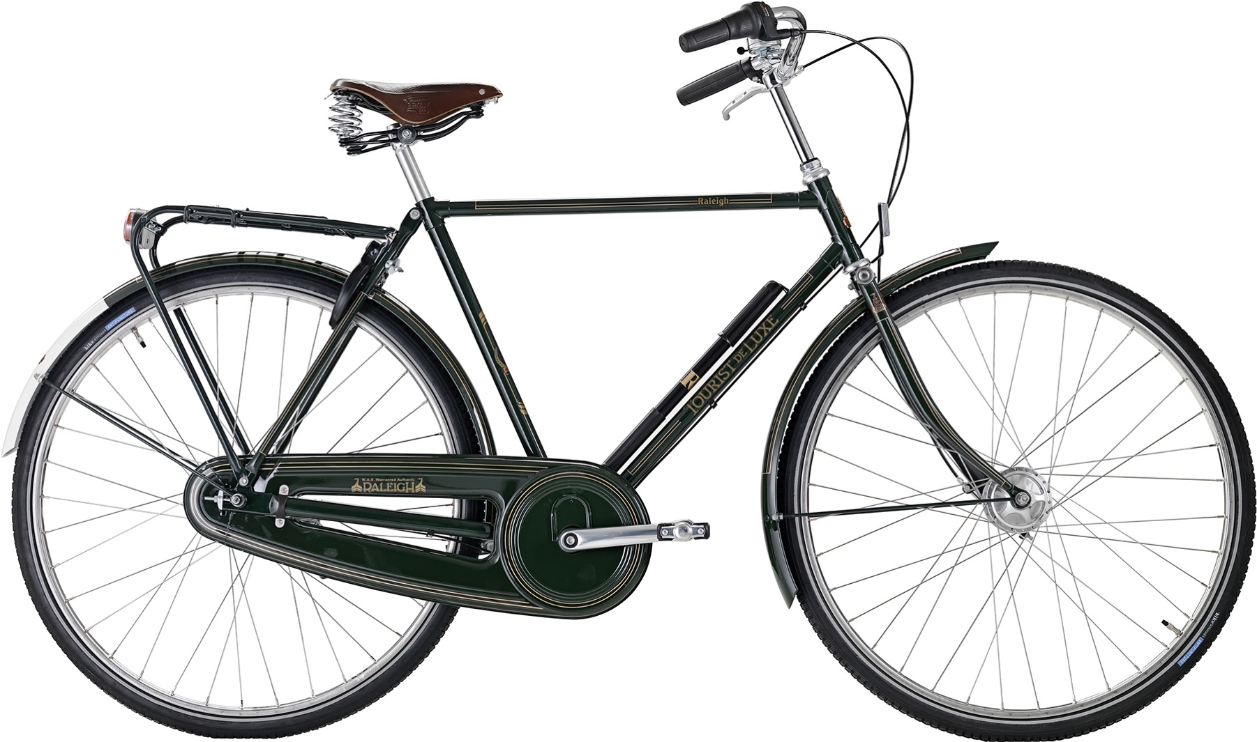 Raleigh Tourist de Luxe Herre 3 gear Shimano Nexus fodbremse mørkegrøn