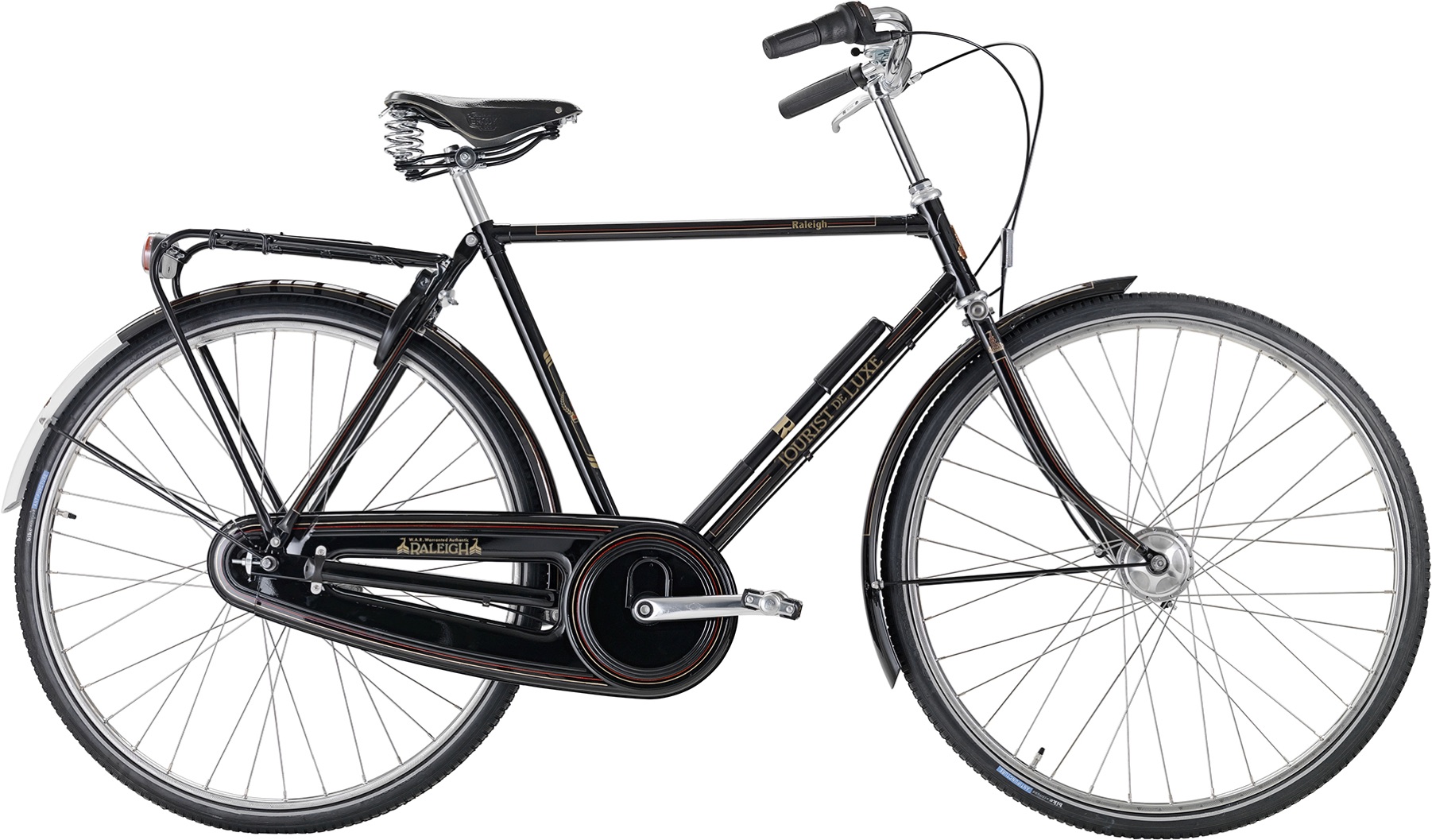 Raleigh Tourist de Luxe Herre 7 gear Shimano Nexus fodbremse blank sort Raleigh Tourist de Luxe Herre 7 gear Shimano Nexus fodbremse blank sort