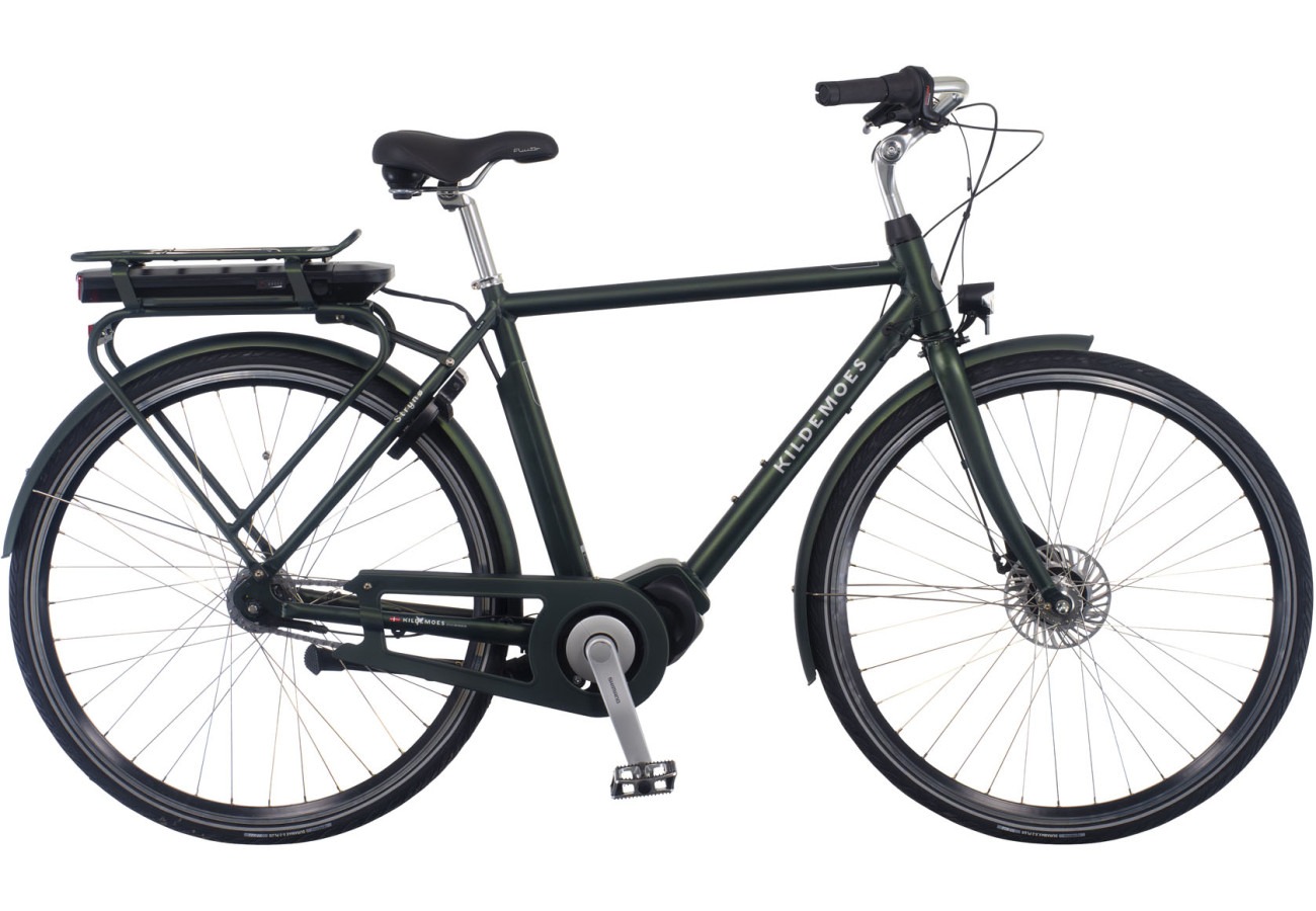 Kildemoes Strynø Shimano Herre 7 gear fodbremse grøn