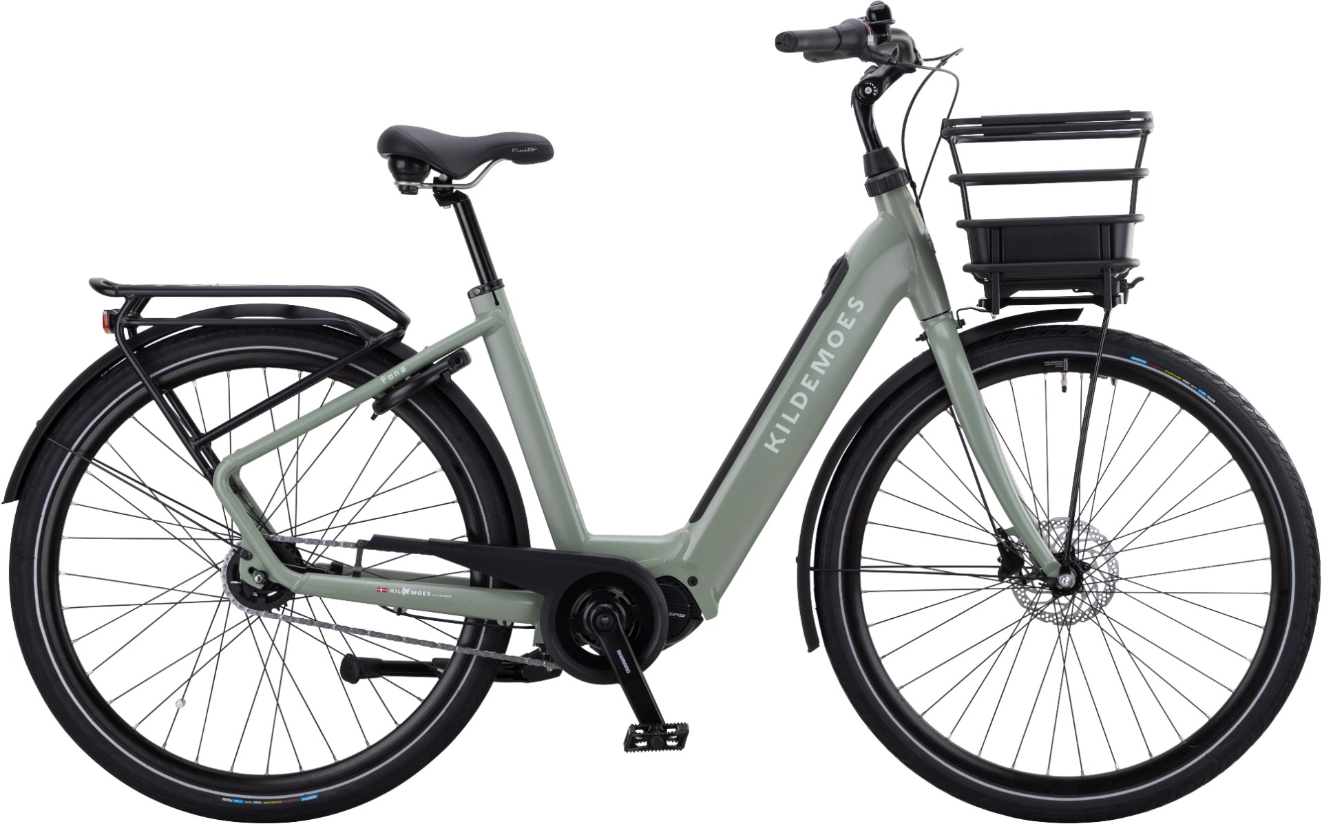 Kildemoes Fanø Shimano Dame 5 gear fodbremse grøn