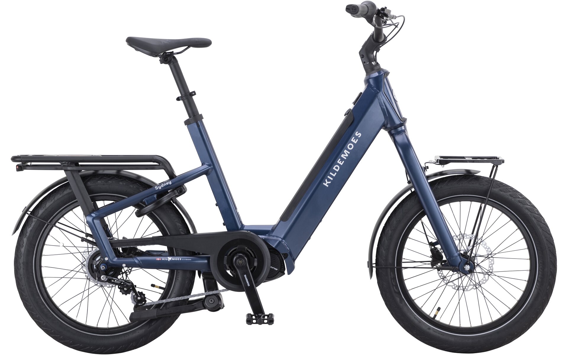 Kildemoes Sydney Shimano Unisex 5 gear hydrauliske skivebremser blå