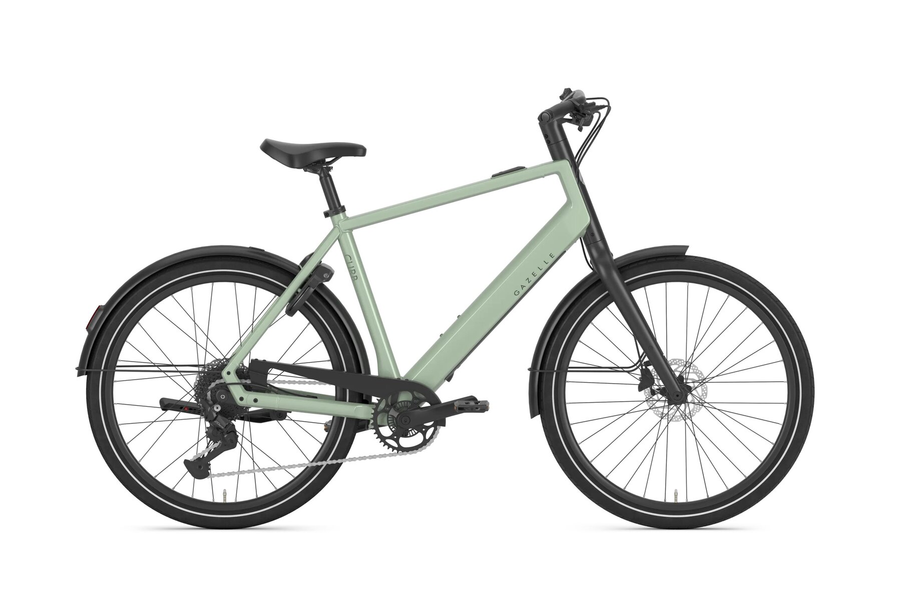 Gazelle Curb T9 Herre pistache green blank